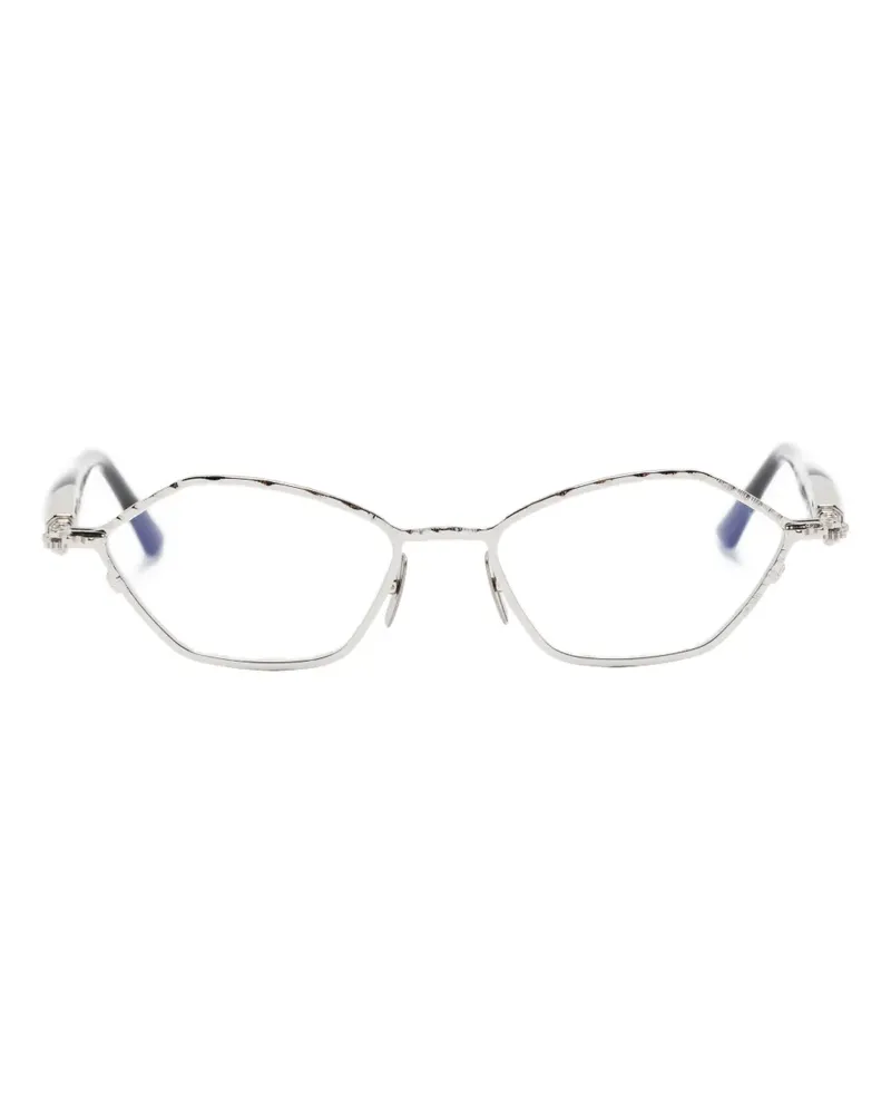 KUBORAUM Brille mit geometrischem Gestell - Silber Silber