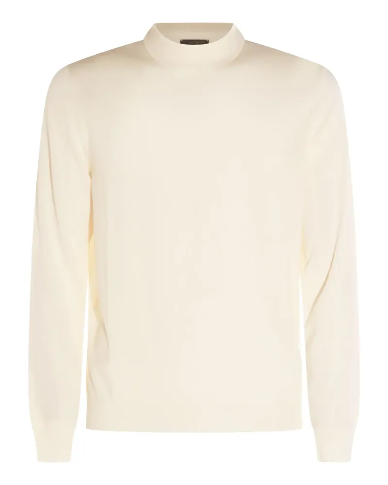 Zanone Pullover mit Stehkragen - Nude Nude