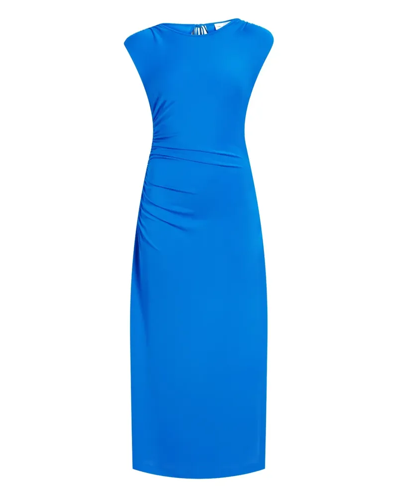 Proenza Schouler Mimi Midikleid mit Raffungen - Blau Blau