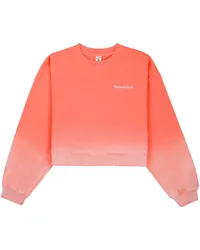 SPORTY & RICH Dip Dye Sweatshirt mit Logo-Stickerei Rosa