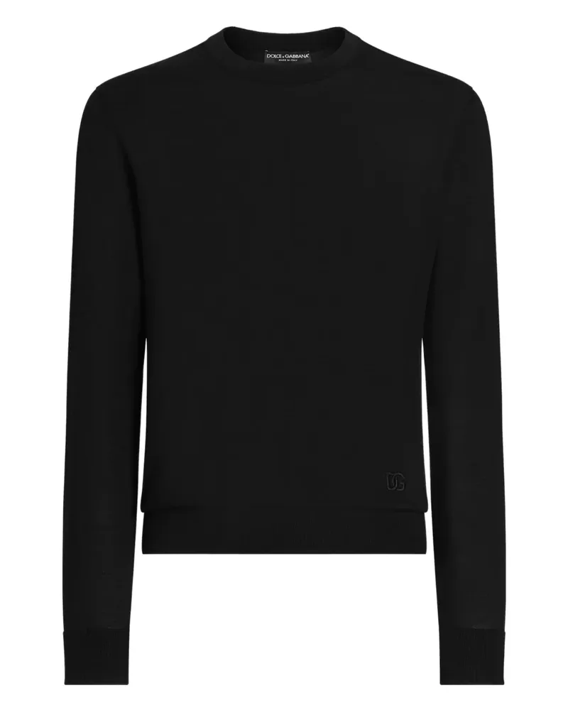 Dolce & Gabbana Pullover aus Seide - Schwarz Schwarz