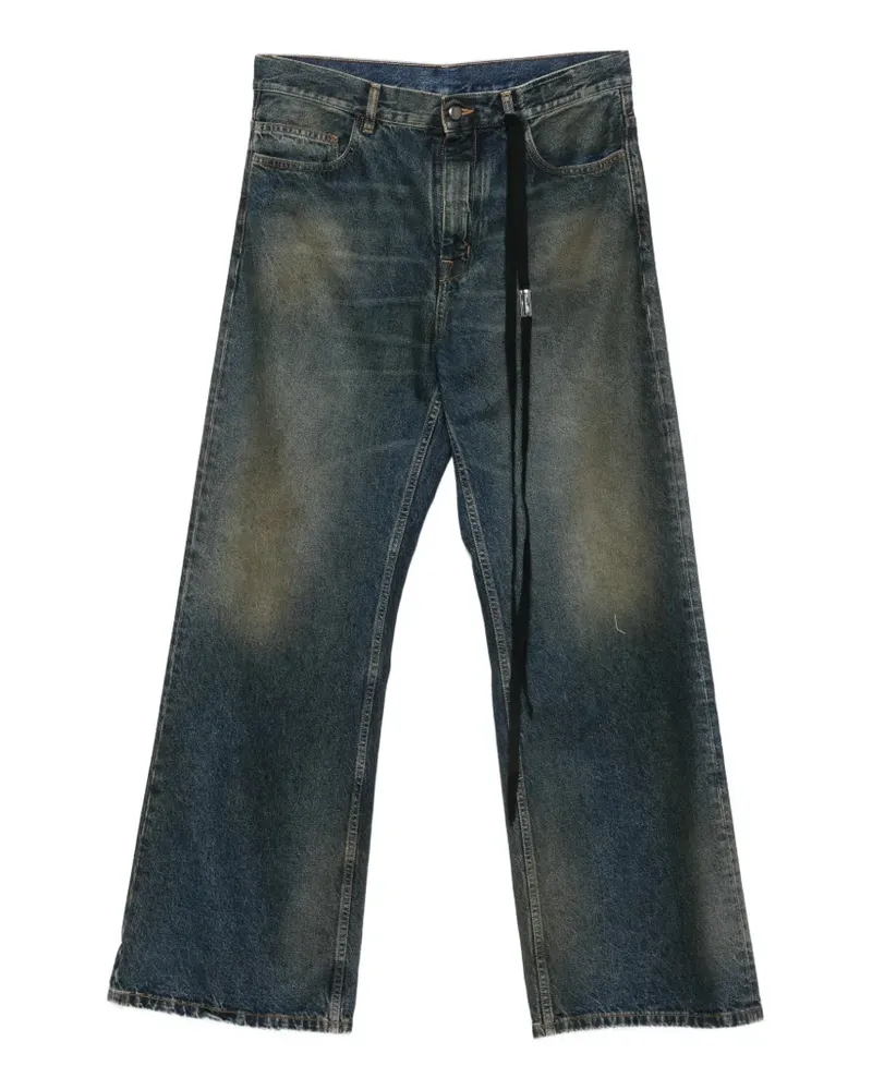 Ann Demeulemeester Ausgeblichene Wide-Leg-Jeans - Blau Blau