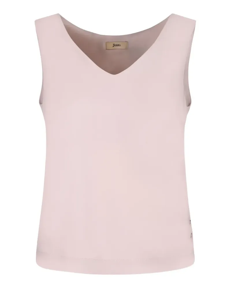Herno Trägershirt mit V-Ausschnitt - Rosa Rosa
