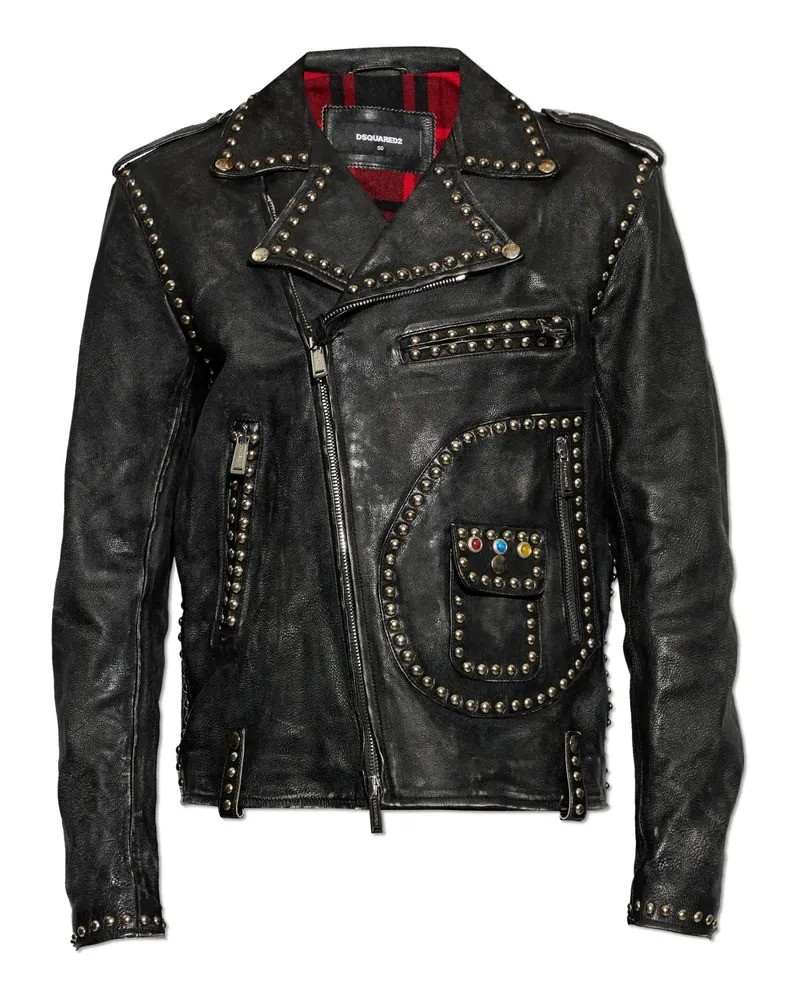 Dsquared2 stud-embellished jacket - Schwarz Schwarz