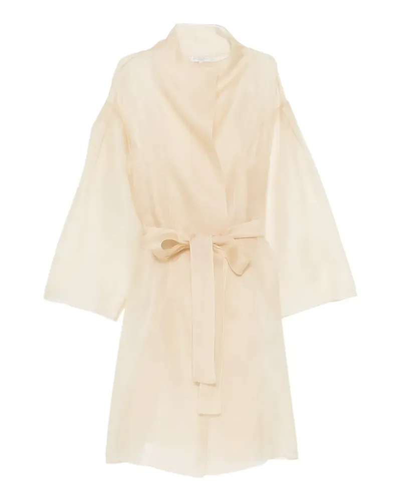 Antonelli Firenze Gustav sheer silk jacket - Nude Nude