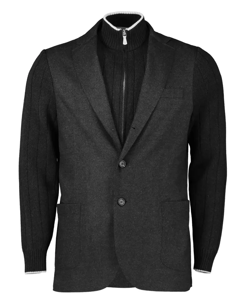 Eleventy Bimetric Bib Sakko - Grau Grau