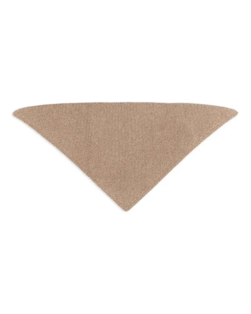 Studio Nicholson ribbed scarf - Nude Nude