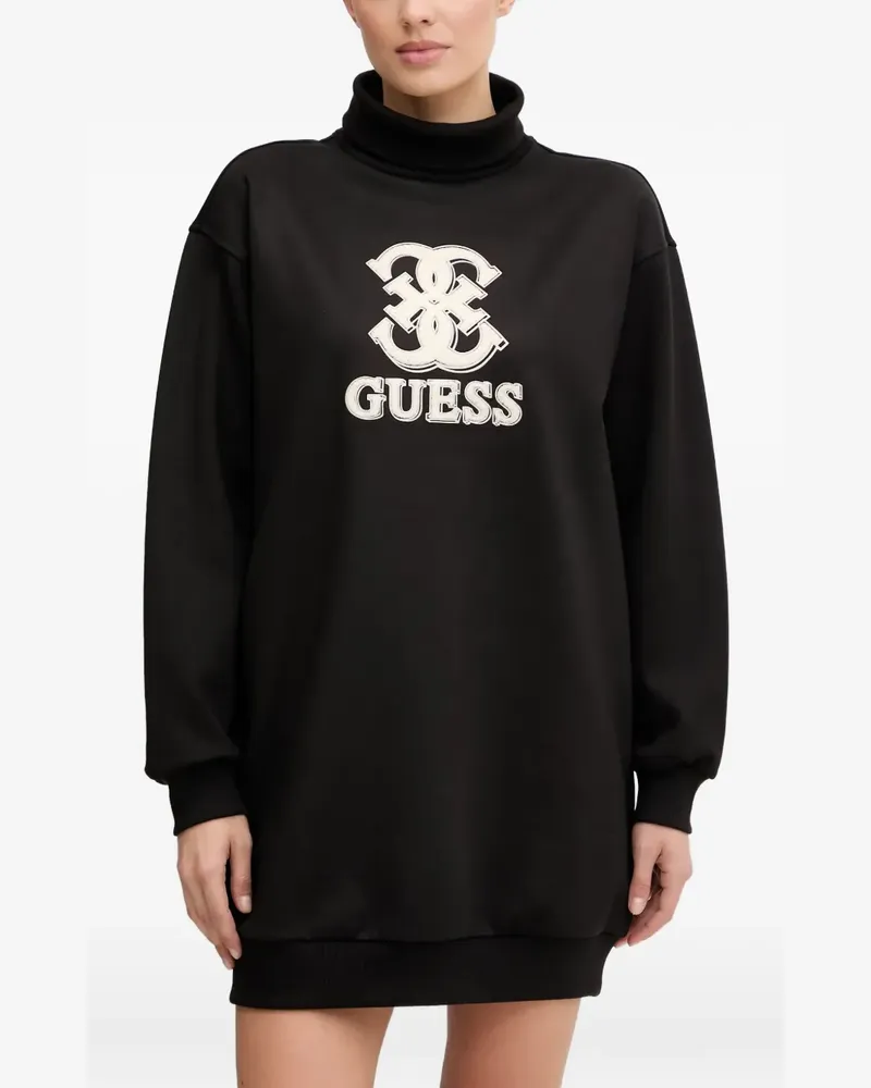 Guess Kleid mit Rollkragen - Schwarz Schwarz
