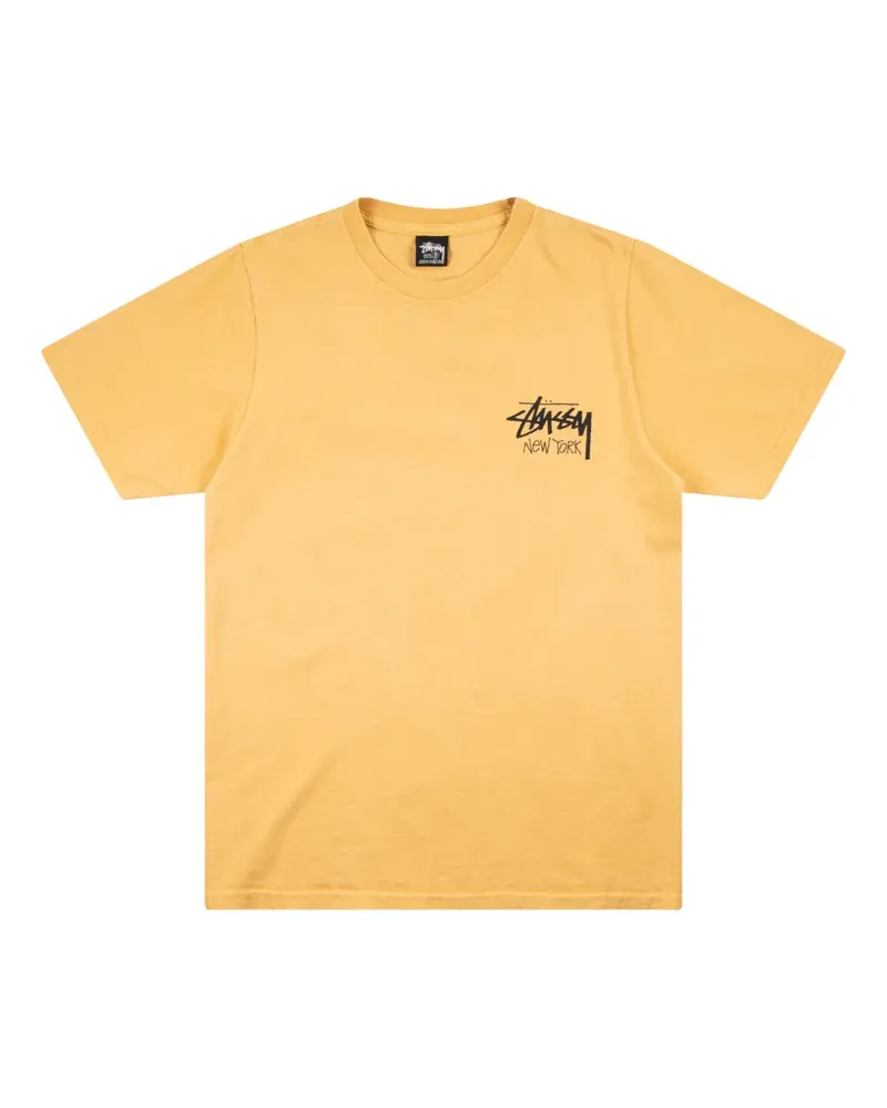 Stüssy New York T-Shirt - Gelb Gelb