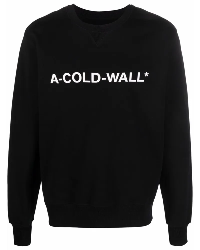 ACW* Sweatshirt mit Logo-Print Schwarz