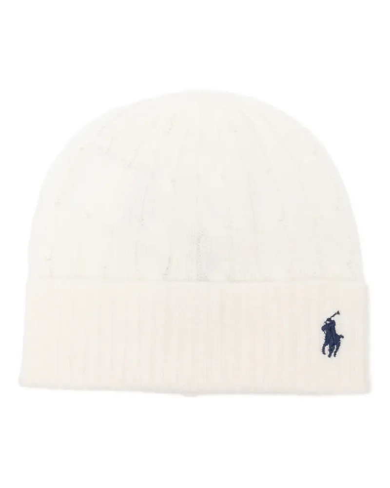Ralph Lauren Beanie mit Zopfmuster - Nude Nude