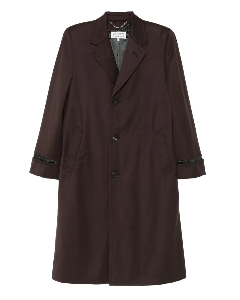 Maison Margiela button-up coat - Braun Braun