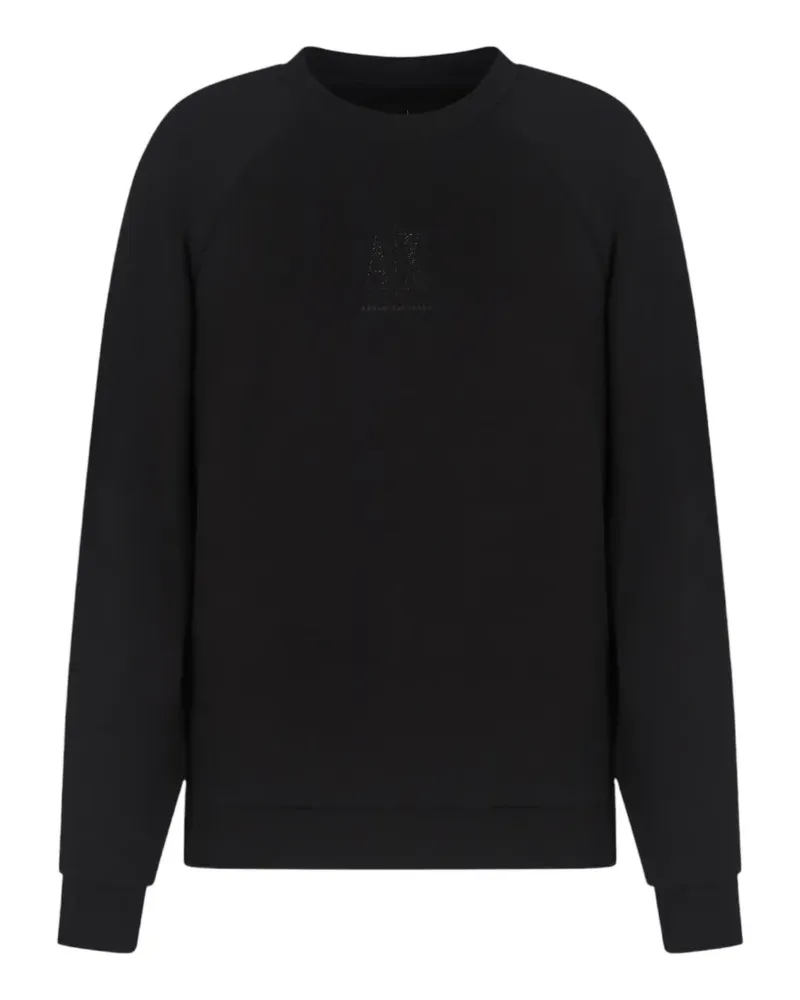 Armani Exchange T-Shirt mit rundem Ausschnitt - Schwarz Schwarz