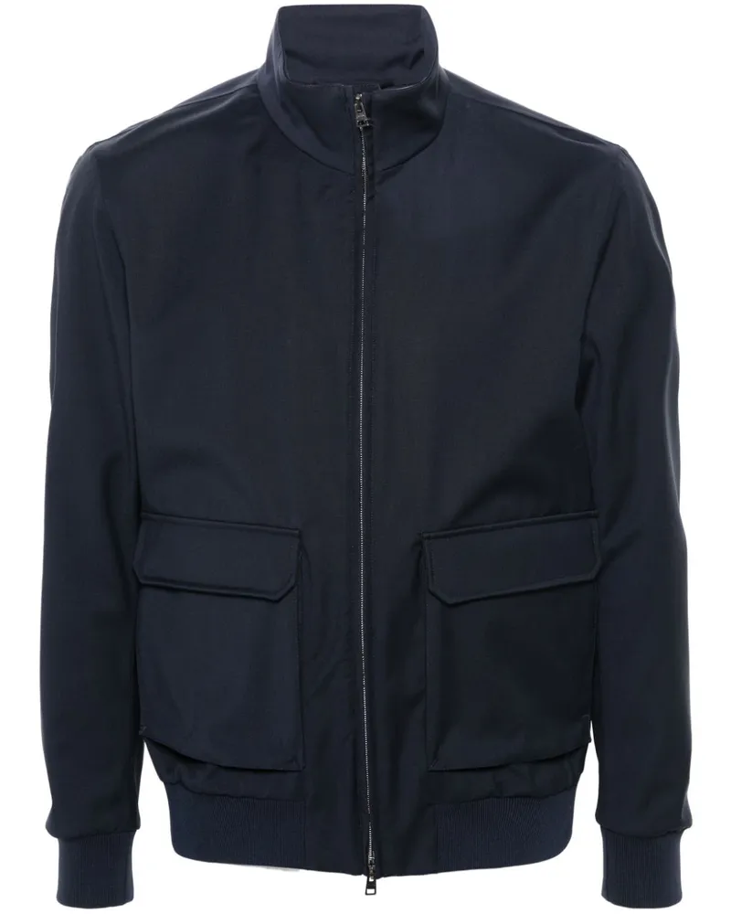 Herno Klassische Bomberjacke - Blau Blau