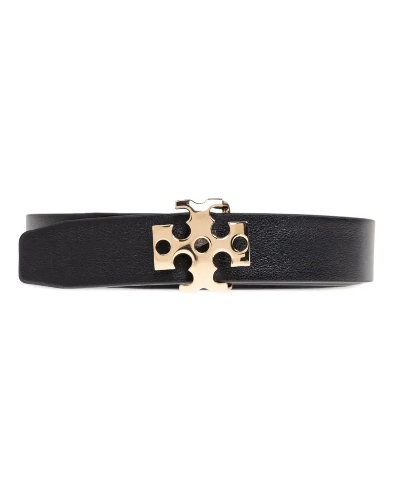 Tory Burch Ledergürtel mit Logo-Schnalle - 001 BLACK 001