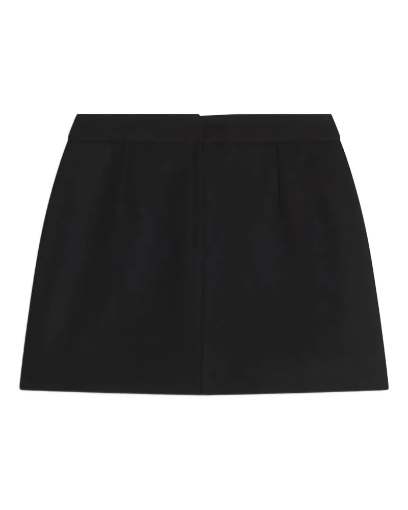 Kitsuné front-pocket mini skirt - Schwarz Schwarz