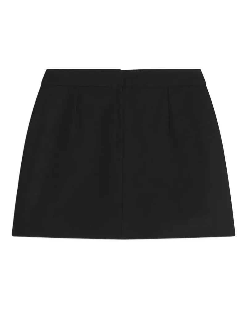 Kitsuné front-pocket mini skirt - Schwarz Schwarz