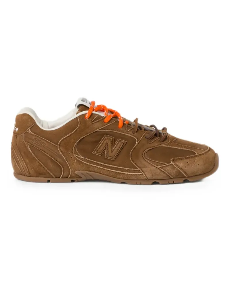 Miu Miu x New Balance X 530 SL suede sneakers - Braun Braun