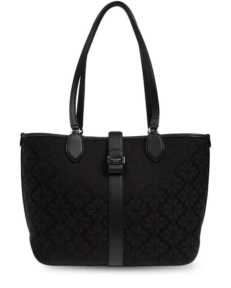 Kate Spade Shopper mit Blumen-Print - Schwarz Schwarz