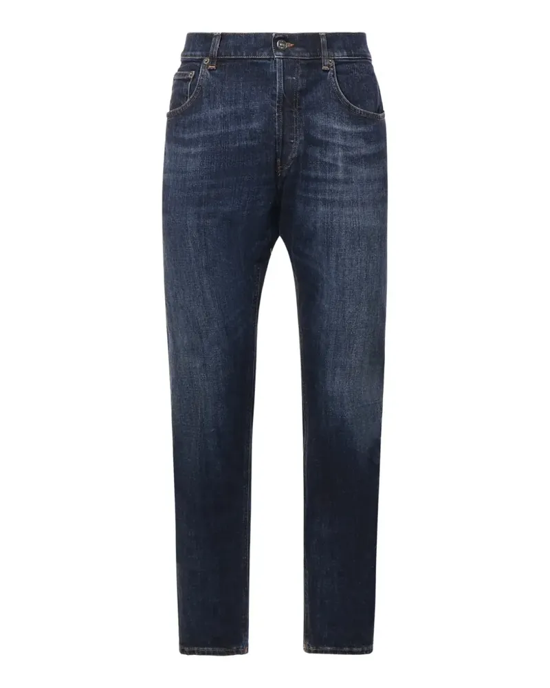 Dondup faded whiskered jeans - Blau Blau
