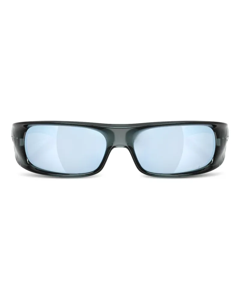 Oakley Sonnenbrille mit eckigem Gestell - Schwarz Schwarz