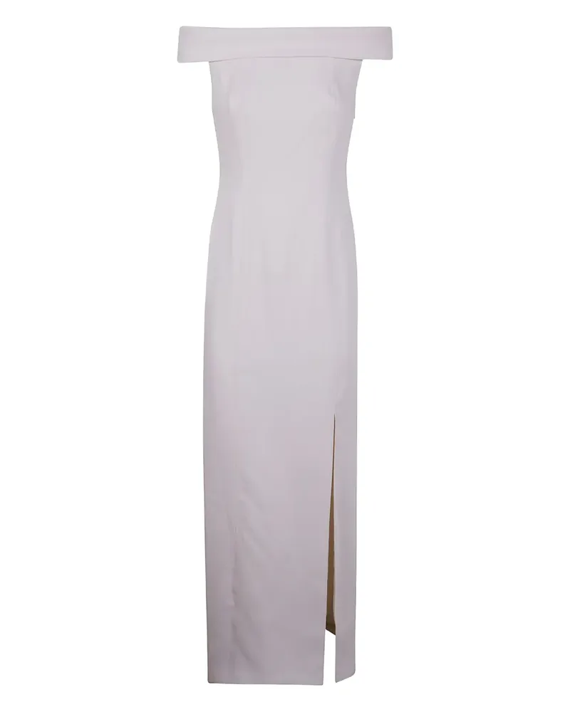 Ralph Lauren off-shoulder side-split dress - Nude Nude