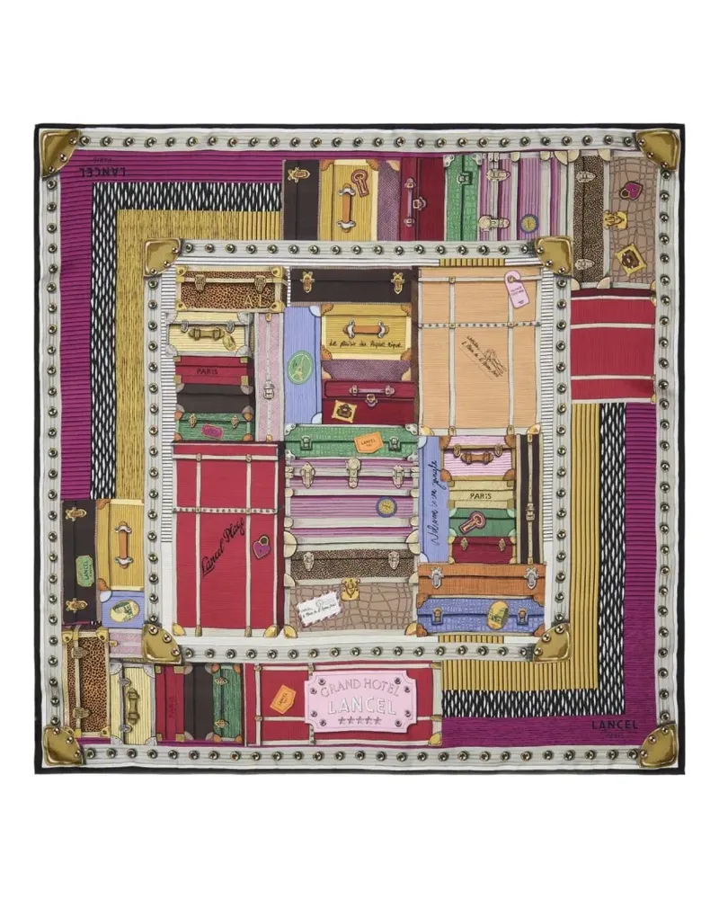 Lancel patterned scarf - Violett Violett
