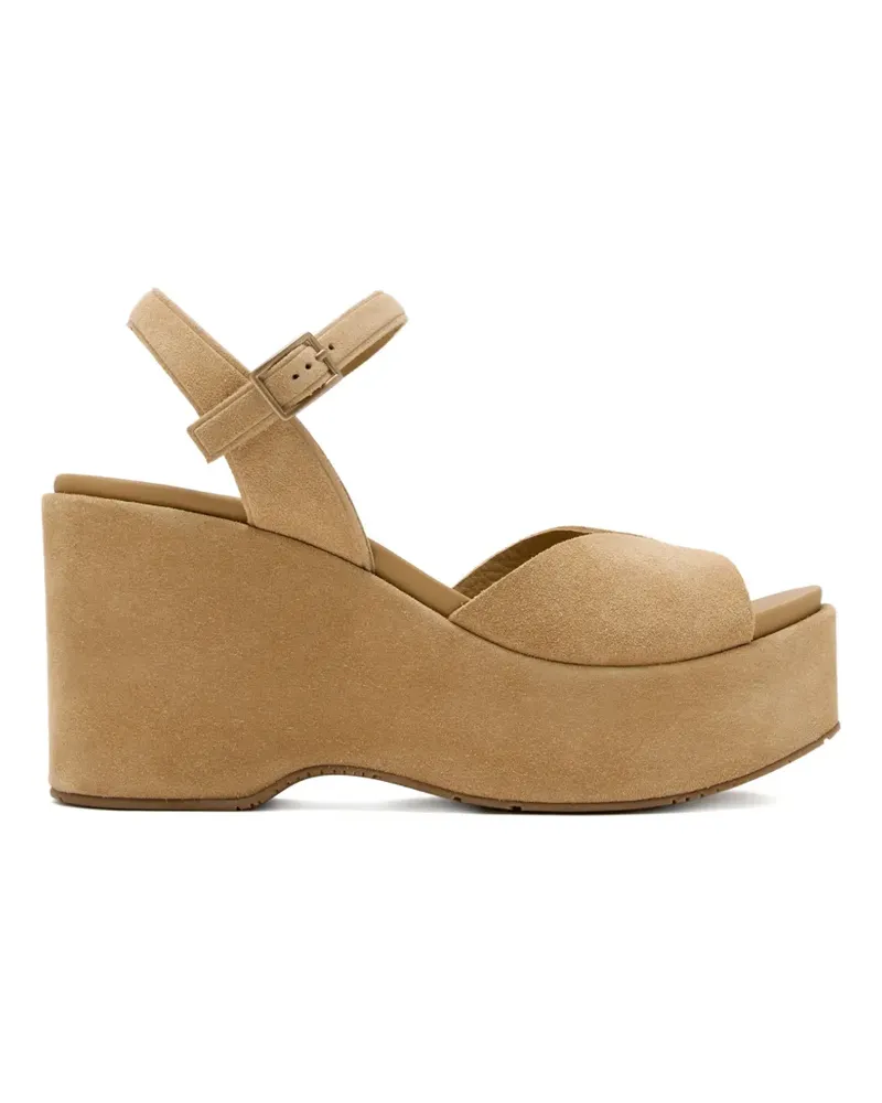 Pedro Garcia platform buckle sandals - Nude Nude
