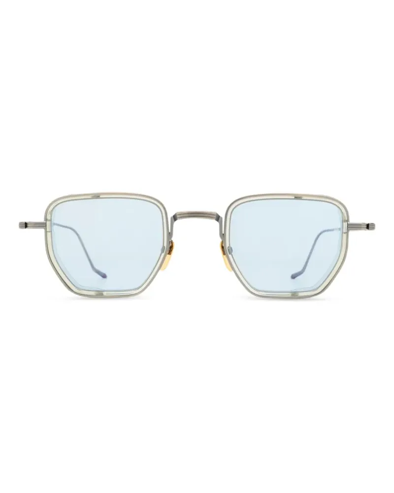 Jacques Marie Mage Atkins Sonnenbrille mit geometrischem Gestell - Grau Grau