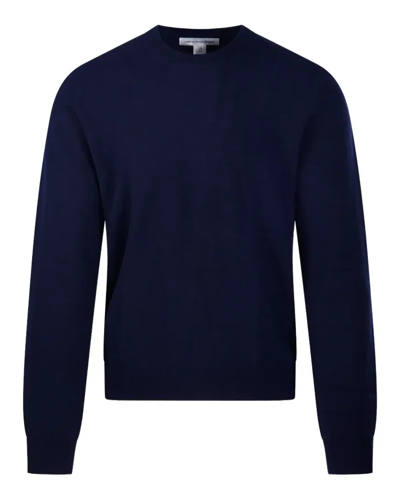 Comme des Garçons Fein gestrickter Pullover - Blau Blau
