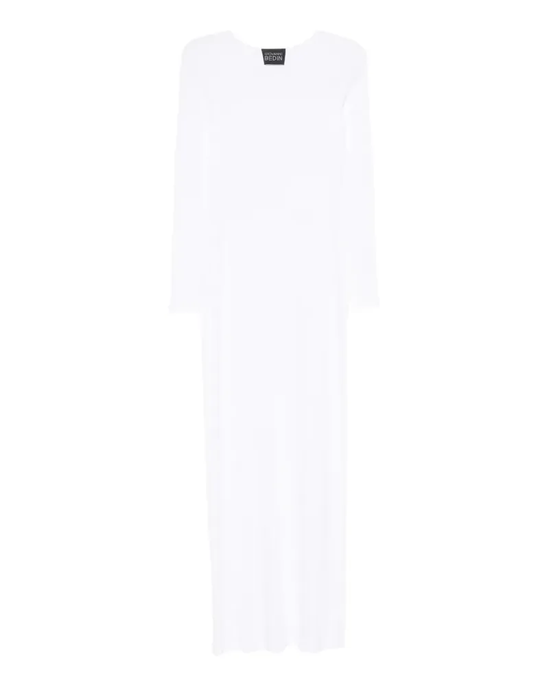 Giovanni Bedin Langärmeliges Kleid - Weiß Weiß