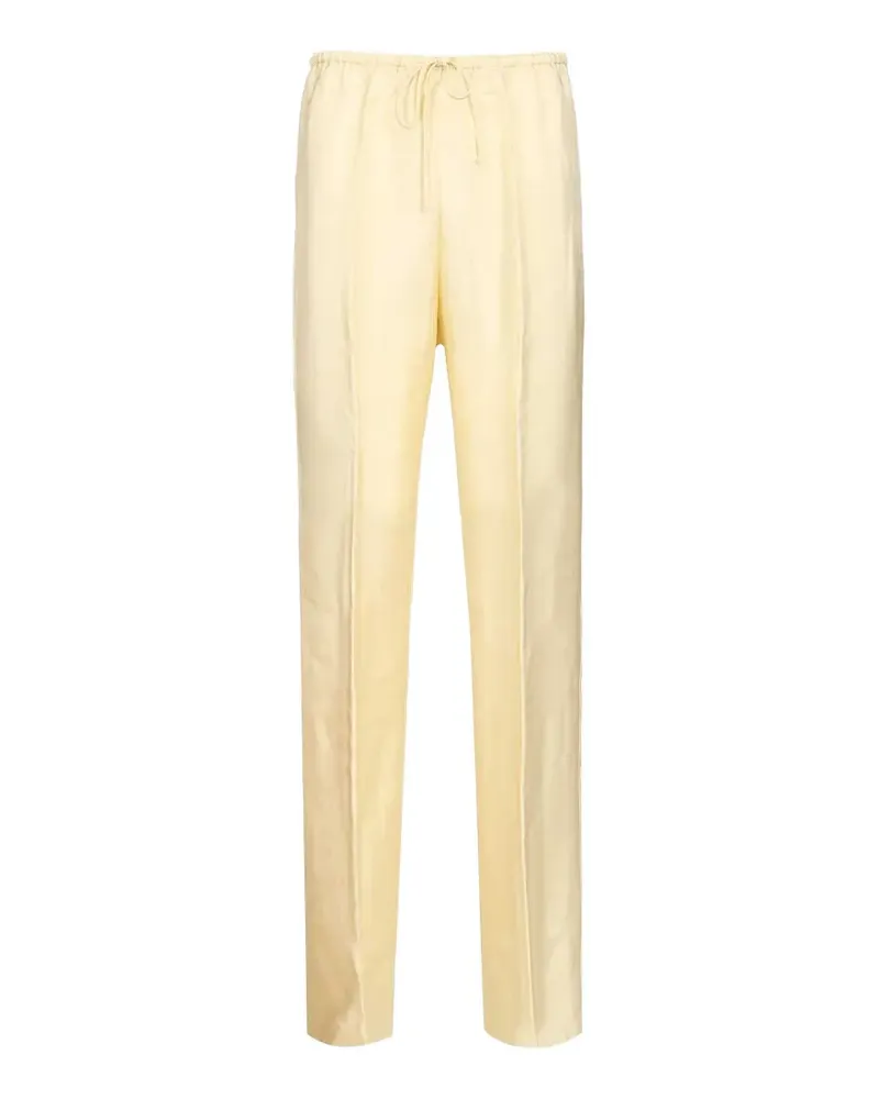 forte_forte drawstring-fastening trousers - Gelb Gelb