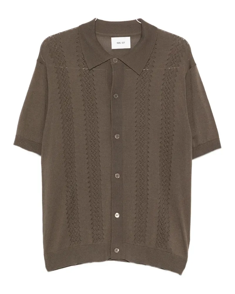 NN 07 Thor openwork knit cardigan - Braun Braun