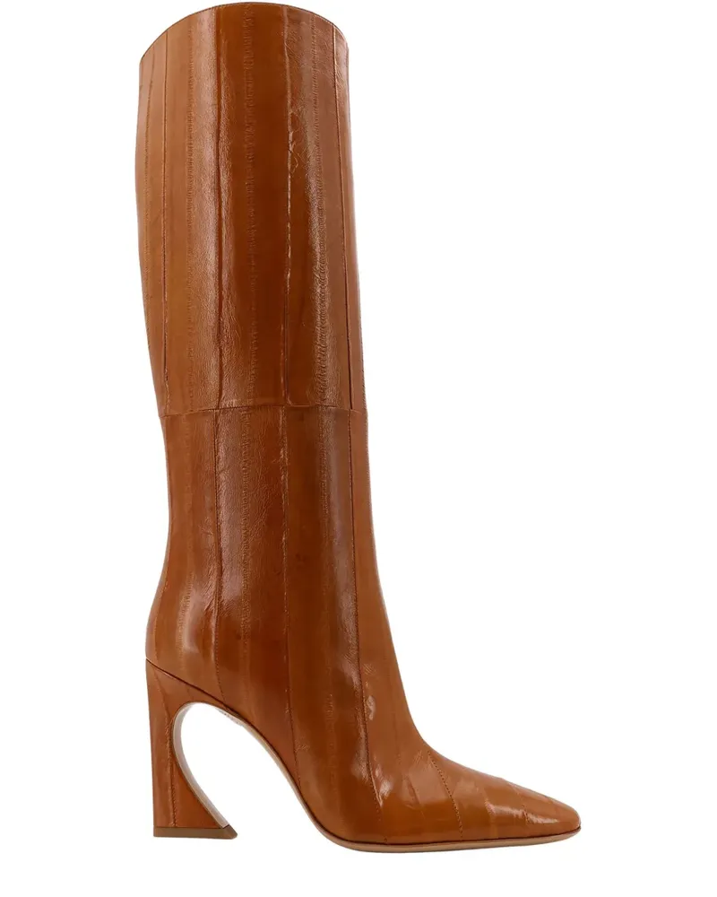 Fendi 95mm Arco heel boots - Braun Braun