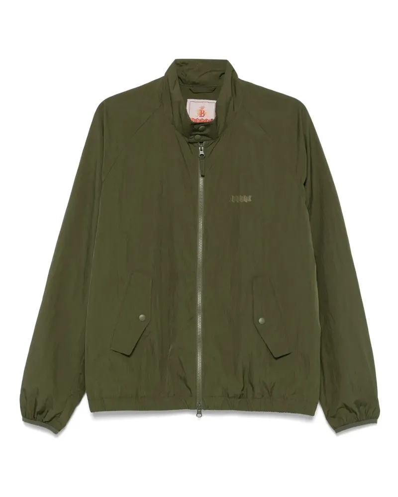 Baracuta Jacke mit Logo-Print - Grün Grün
