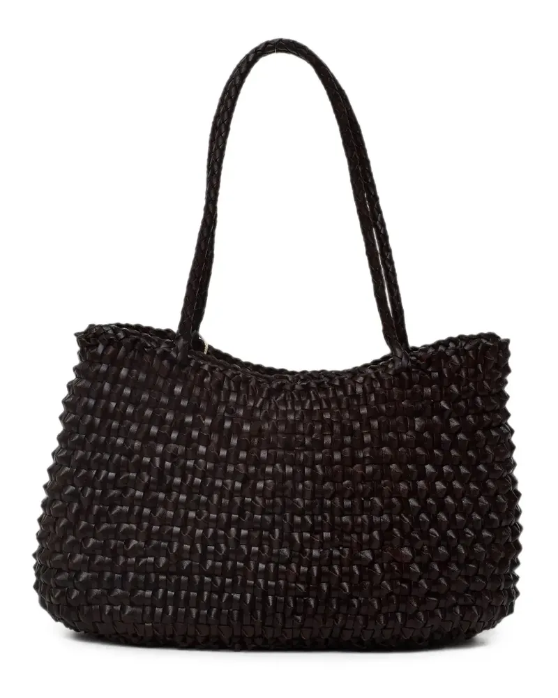Dragon Diffusion S. Croce Cactus Weave tote bag - Braun Braun