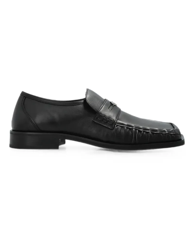 Diesel D Amber leather loafers - Schwarz Schwarz