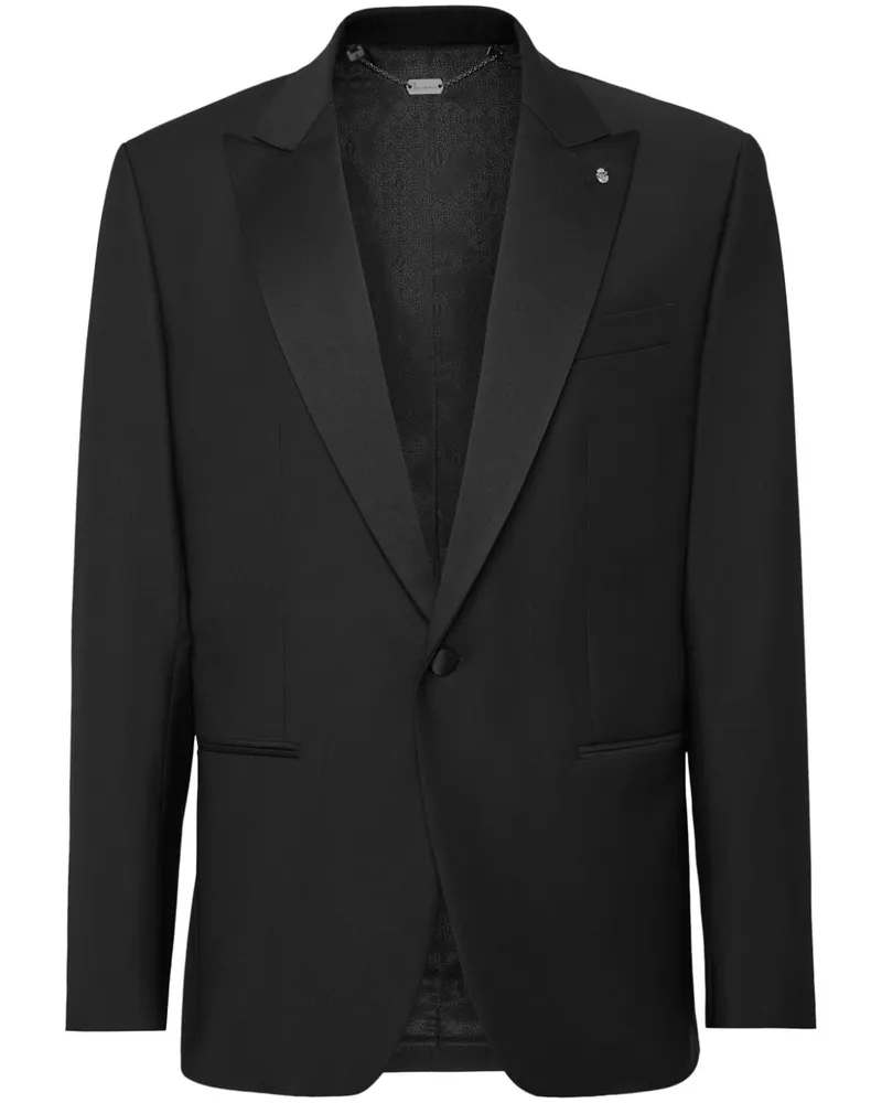 Billionaire Einreihiges Sakko - Schwarz Schwarz