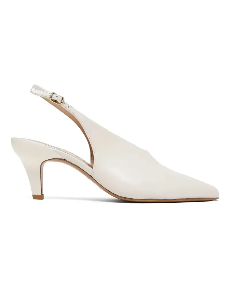 Chloé pointed-toe slingback pumps - Weiß Weiß