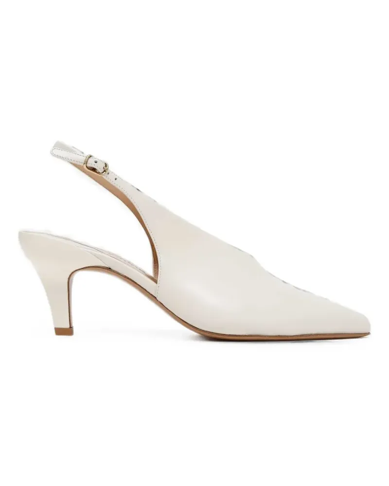 Chloé pointed-toe slingback pumps - Weiß Weiß