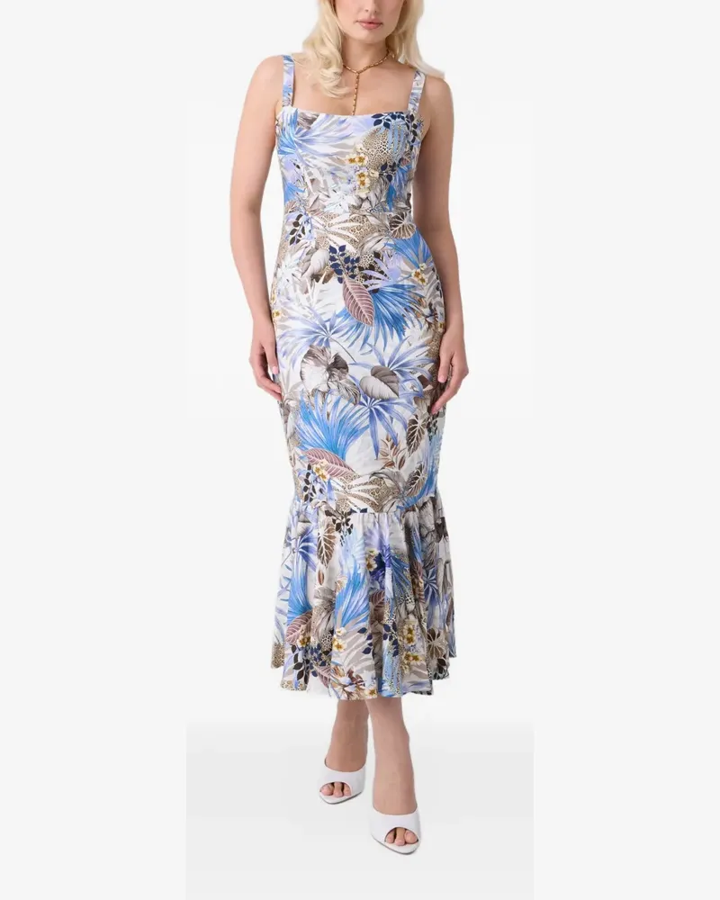 Guess Kleid aus Leinengemisch - Weiß Weiß