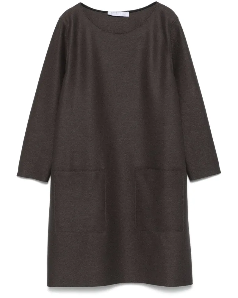 Harris Wharf London Klassisches Kleid - Grau Grau
