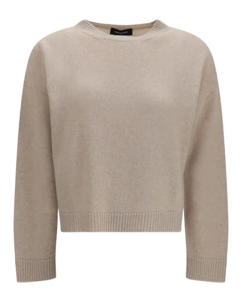 Fabiana Filippi Kaschmirpullover mit Rundhalsausschnitt - Nude Nude