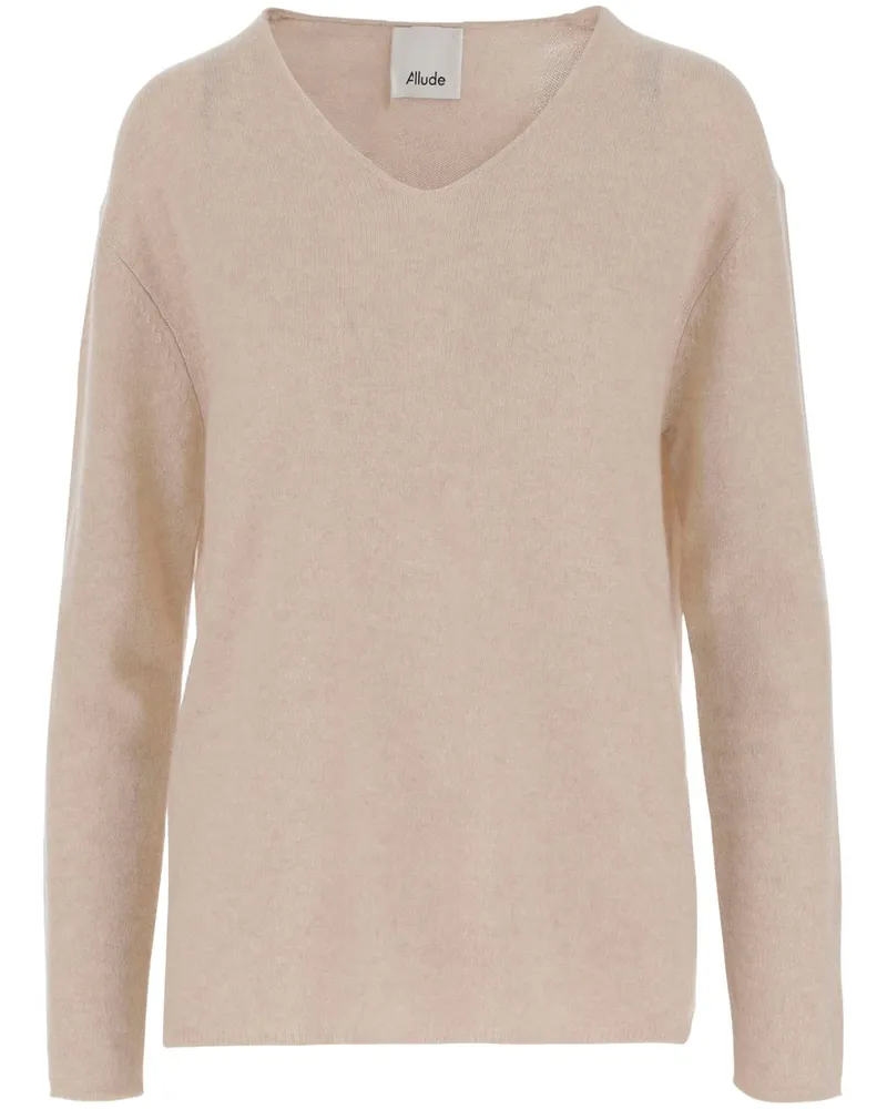 ALLUDE Pullover aus Kaschmir - Nude Nude