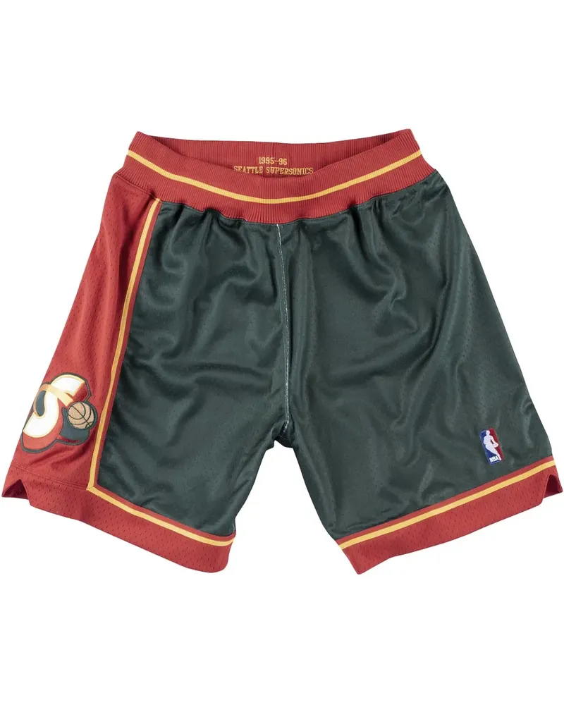 Mitchell & Ness 1995/96 Hardwood Classics "Seattle SuperSonics" Shorts - Grün Grün