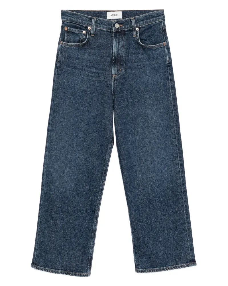 AGOLDE Weite Ren Jeans mit hohem Bund - Blau Blau