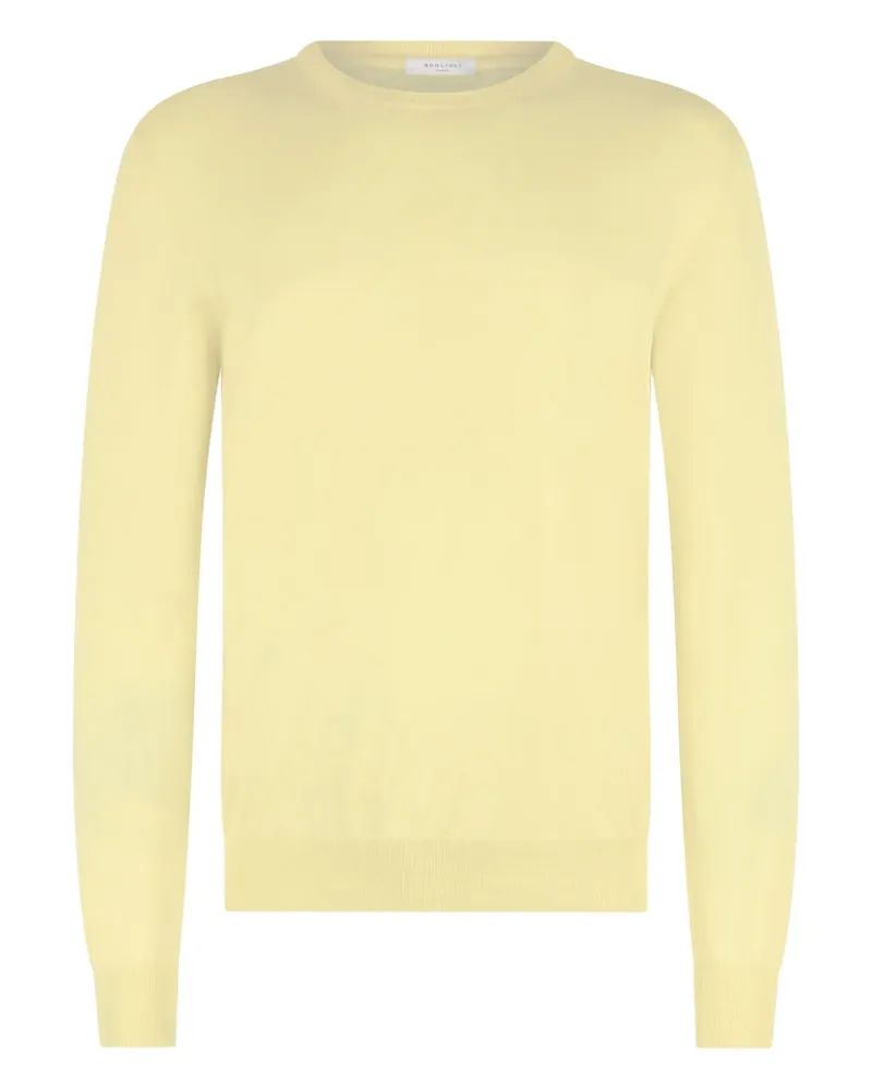 Boglioli Klassischer Pullover - Gelb Gelb