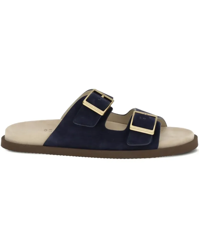 Brunello Cucinelli Sandalen mit Schnallenriemen - Blau Blau