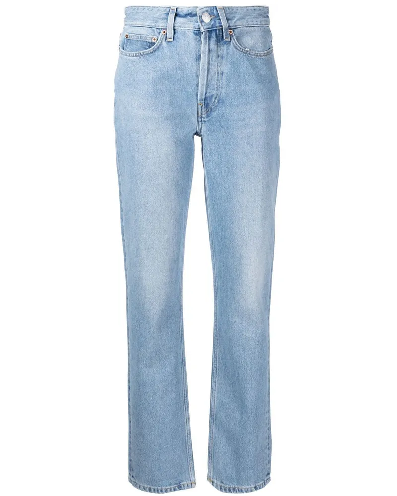 Won Hundred Jeansshorts mit Paperbag-Taille - Blau Blau
