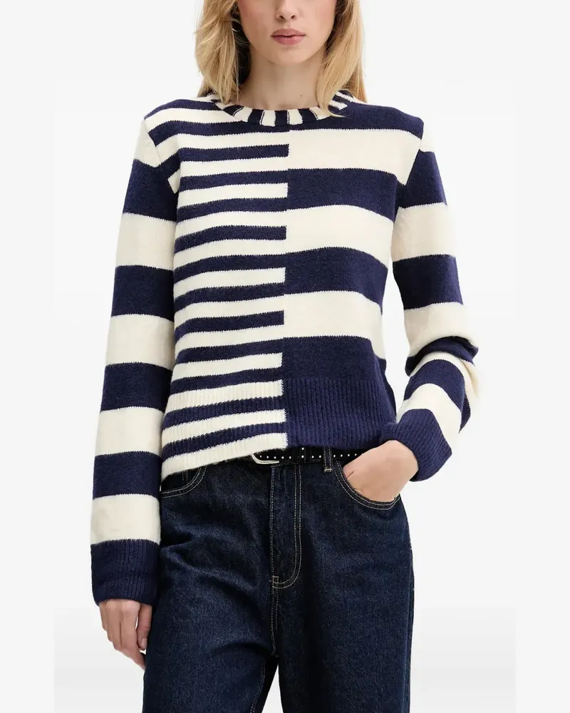 Desigual striped sweater - Blau Blau